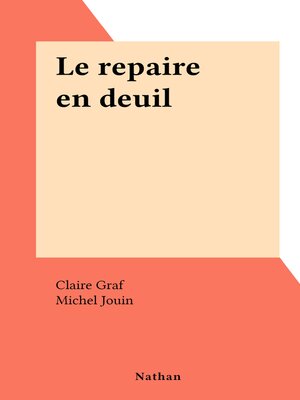 cover image of Le repaire en deuil